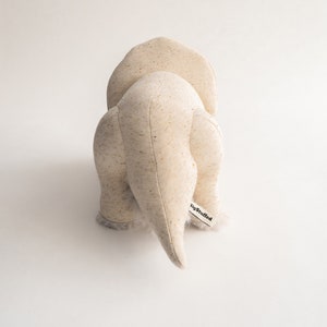 Small Albino Trino Handmade Stuffed Animal image 4
