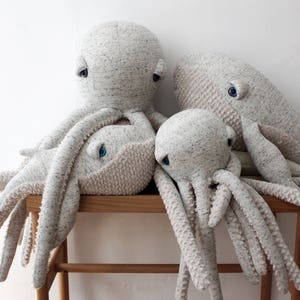 Small Original Octopus Handmade Plush Toy - Etsy