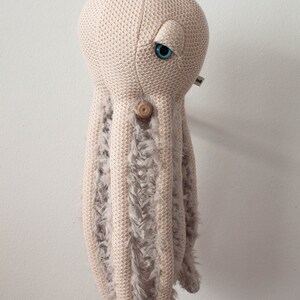 Small Mama Octopus Handmade Plush toy image 3