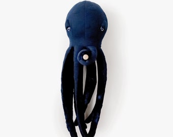 Big Night Octopus - Handmade Stuffed Animal