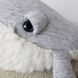 Small GrandPa Whale Handmade Stuffed Animal image 3