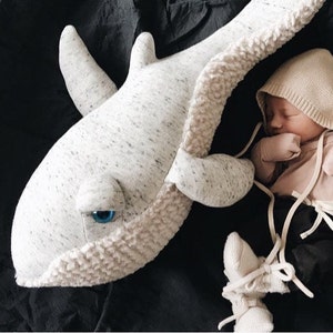 Small Original Whale -Handmade Plush toy