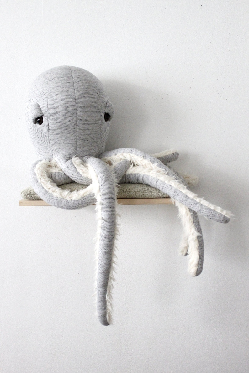 Big GrandPa Octopus Handmade Plush toy image 3