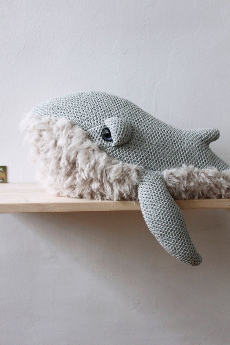 Small GrandMa Whale Handmade Stuffed Animal image 2
