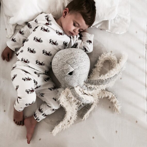 Petite Pieuvre Papi Peluche Faite Main Etsy