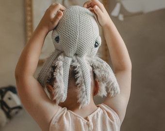 Mini GrandMa Octopus - Handmade Stuffed Animal