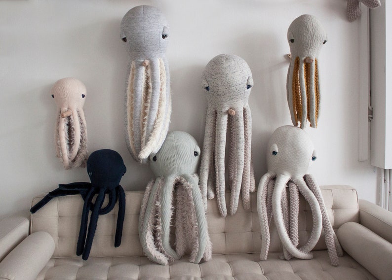 Big GrandPa Octopus Handmade Plush toy image 8