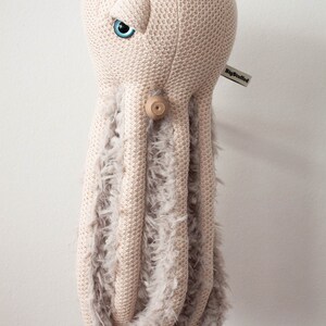 Small Mama Octopus Handmade Plush toy image 5