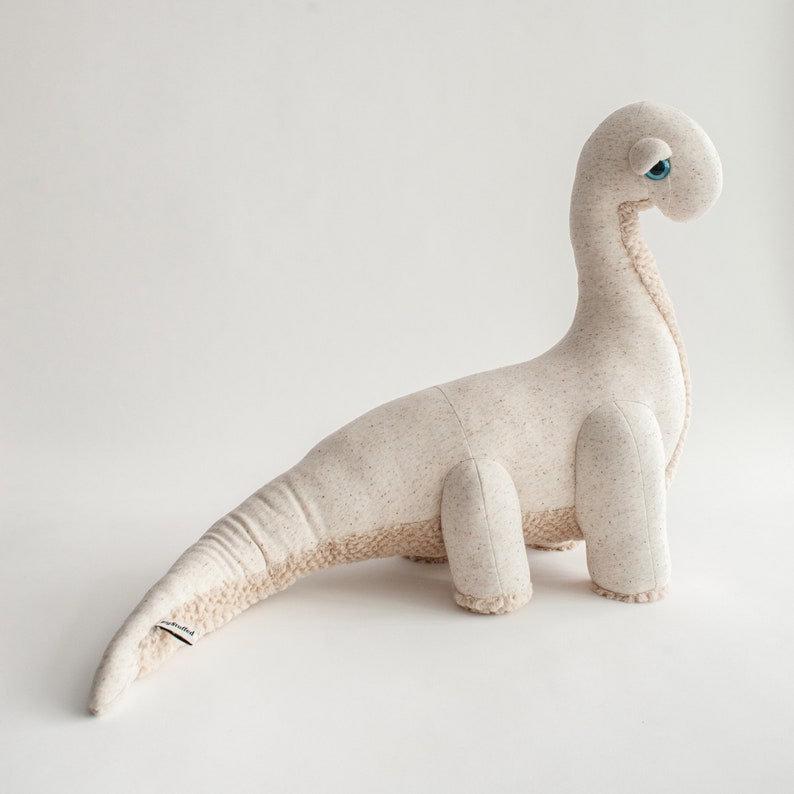 Big Albino Diplo Handmade Stuffed Animal image 1