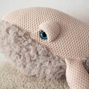 Small Mama Whale Handmade Stuffed Animal image 4