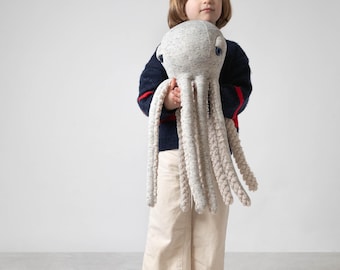 Small Original Octopus - Handmade Stuffed Animal