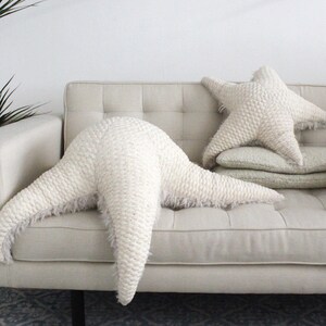 Small Albino SeaStar Handmade Plush toy / pillow image 5