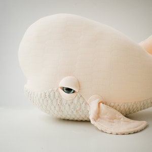 Big Lady Beluga Handmade Plush toy image 1