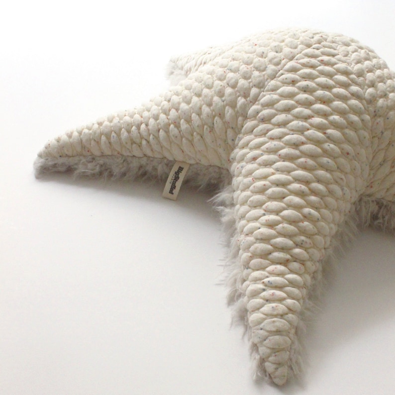 Small Albino SeaStar Handmade Plush toy / pillow image 3