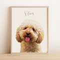 Custom Pet Portrait From Photo | Personalized Dog & Cat Portrait | Modern Pet Illustration | Framed Pet Gift product logo