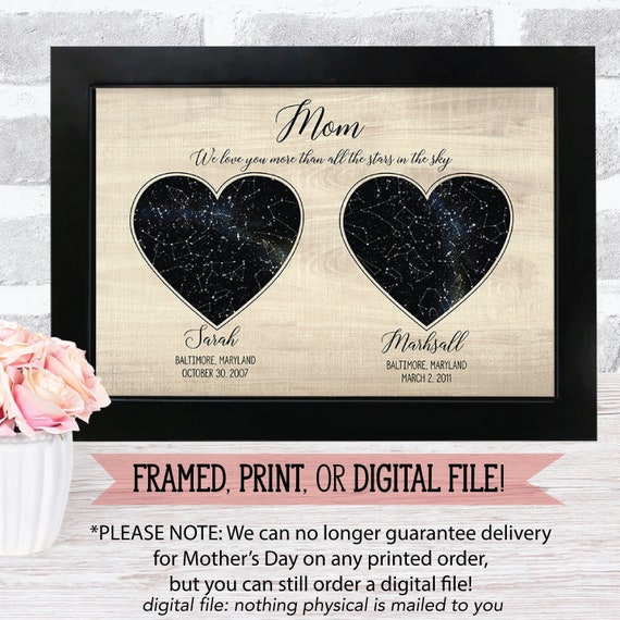 Personalized Christmas Gifts for Wife - Custom Mother's Day Gift