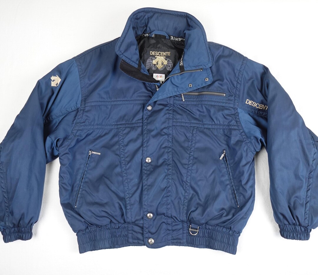 Vintage 90s Bright Descente Retro Ski Jacket M L