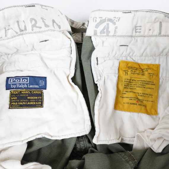 Vintage Polo Ralph Lauren Military Cargo Pants Men's 46x32 Vintage Polo Ralph Lauren Military Cargo Pants Men's 46x32