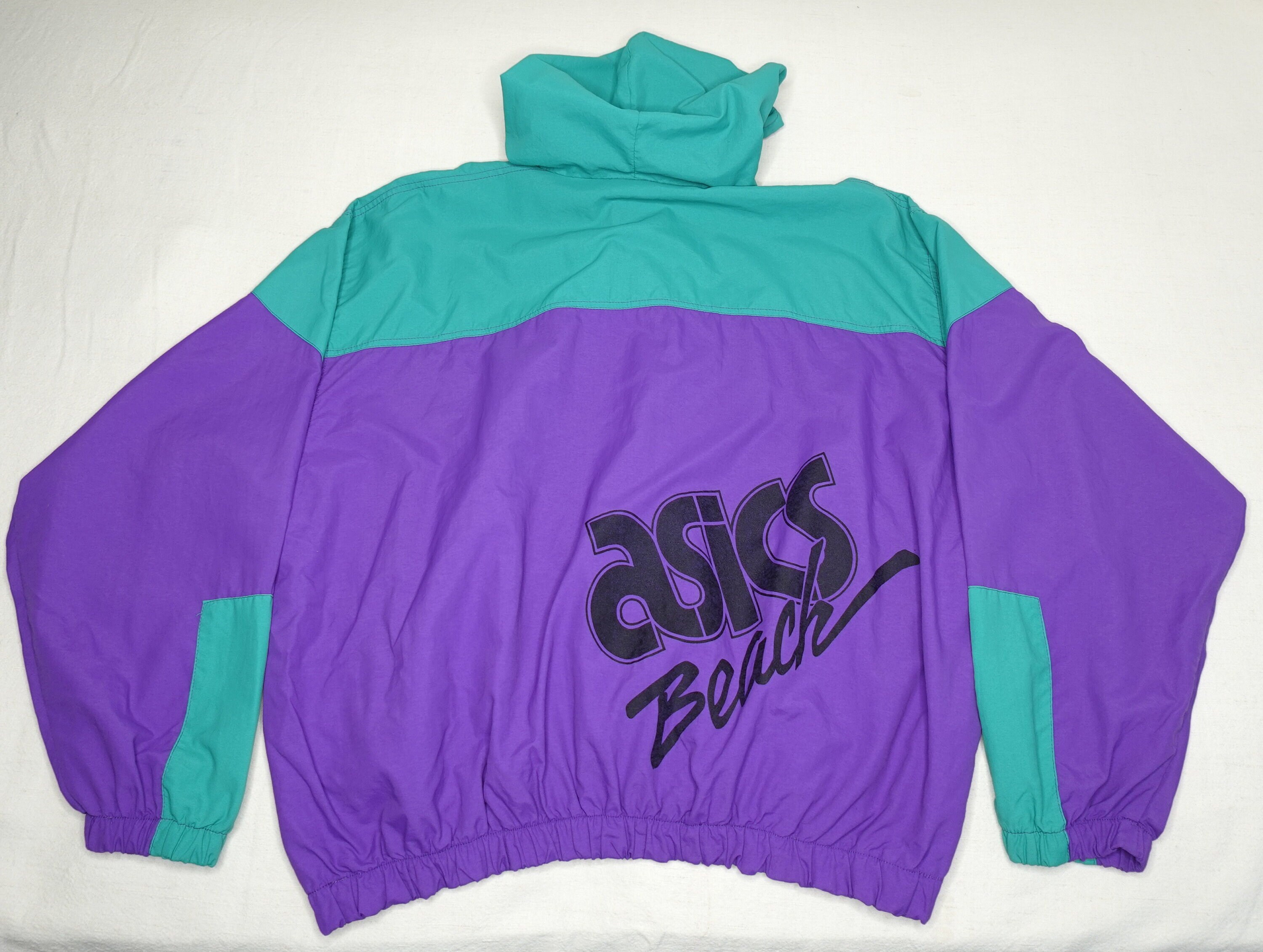 Vintage Asics Jacket Adult XL Color Block Beach Volleyball Vintage Asics Jacket Adult XL Color Block Beach Volleyball