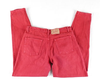 Vintage Levi's 538 Hip Hugger Jeans Women's 36x32 (Large) Red Tab 100% Cotton Denim Made in Canada 90s