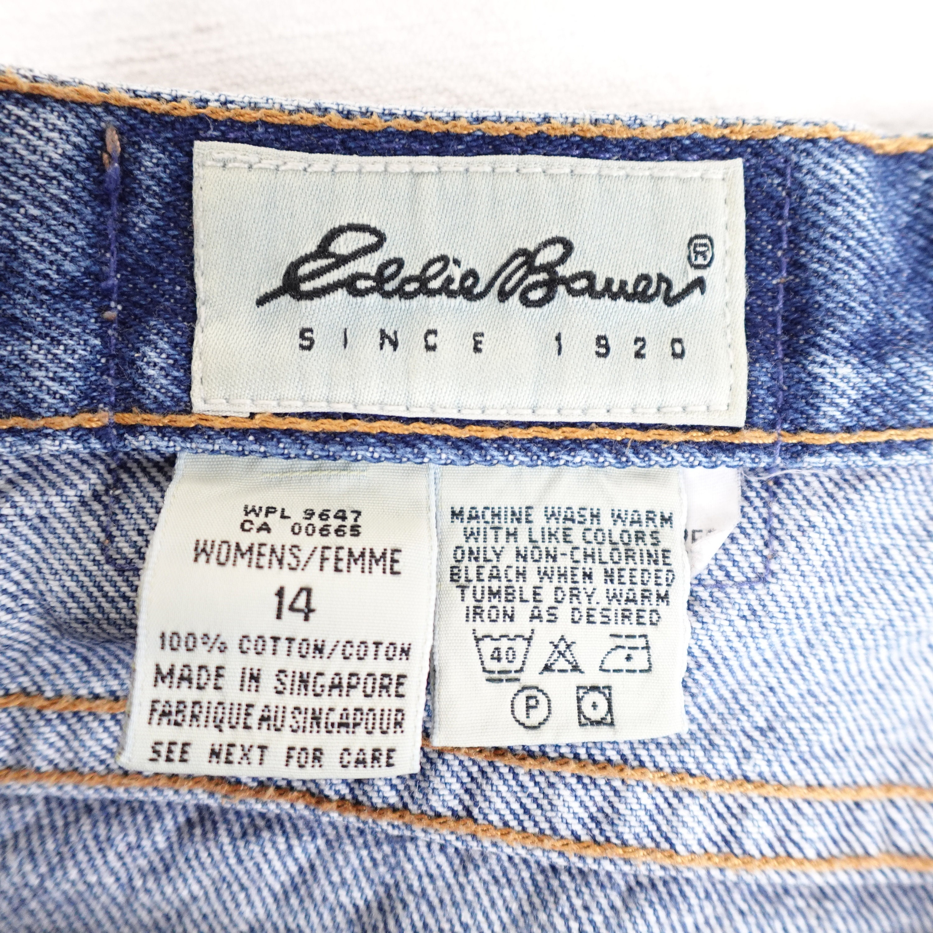 Vintage Eddie Bauer High Waist Jeans Women's 14 (33x32