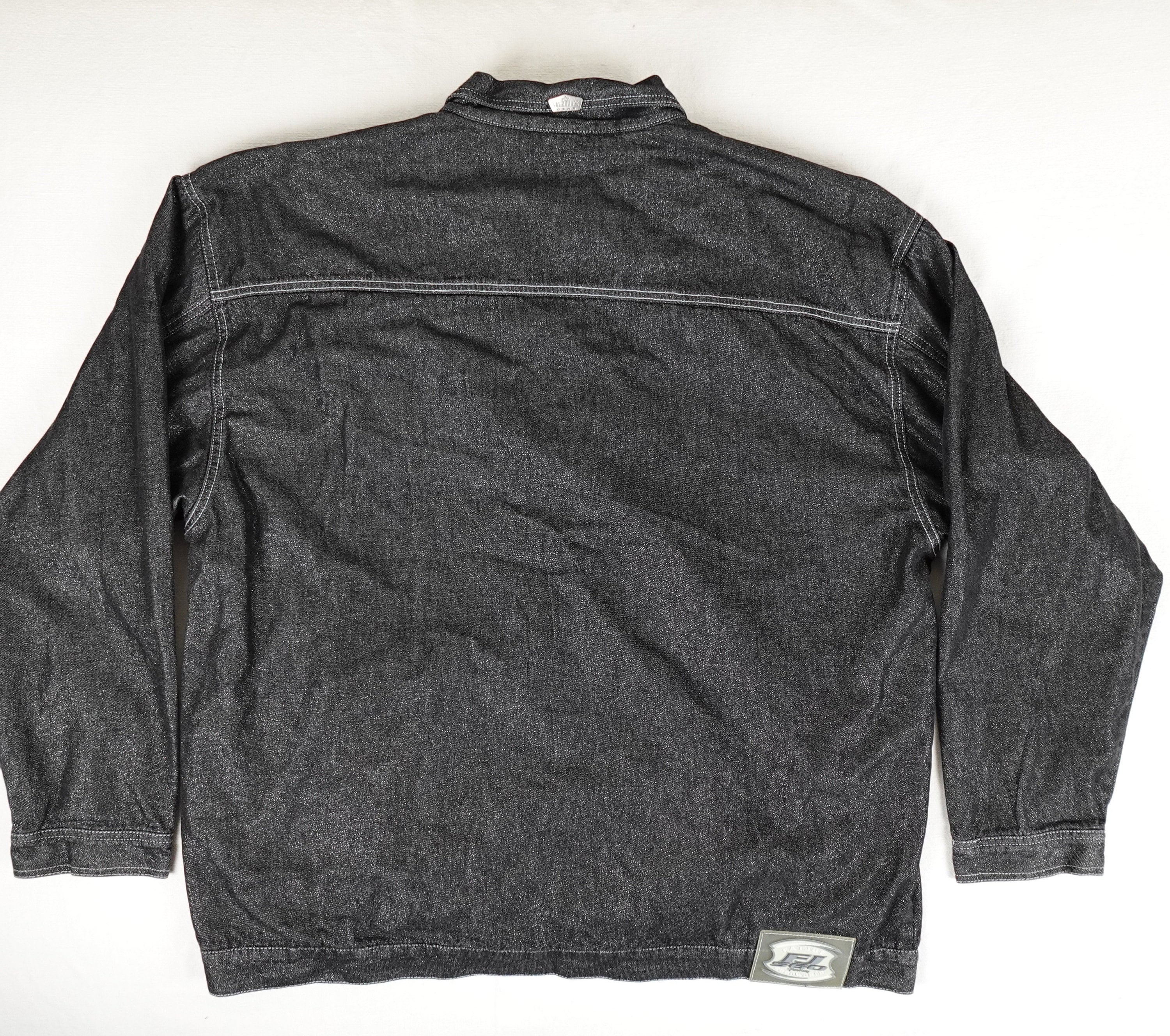 Vintage FJ Fat Joe 560 Jacket Men's 4XL Black Sparkle Hip Vintage FJ Fat Joe 560 Jacket Men's 4XL Black Sparkle Hip