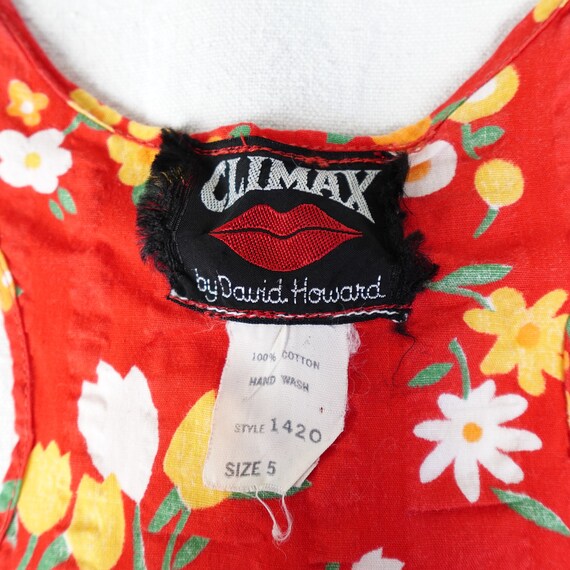 Vintage Climax- David Howard Floral Sun Dress, Wo… - image 6