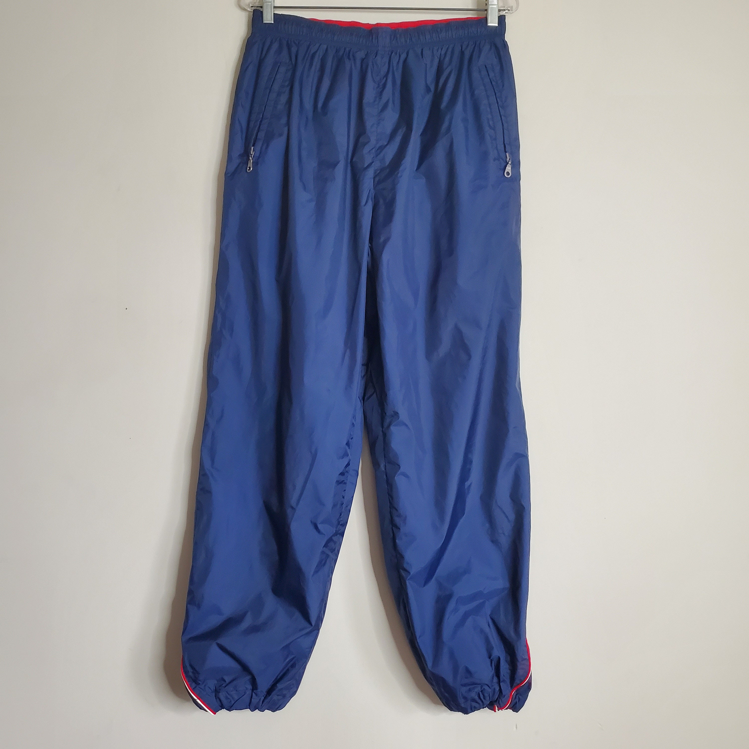 Champion Women's Life Track Pants Blue Size XS Zippered Leg