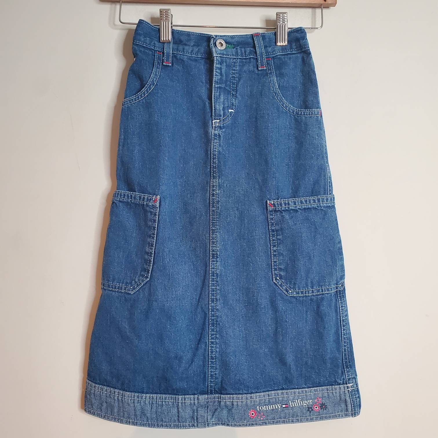 TOMMY HILFIGER blue denim skirt – Loop Generation