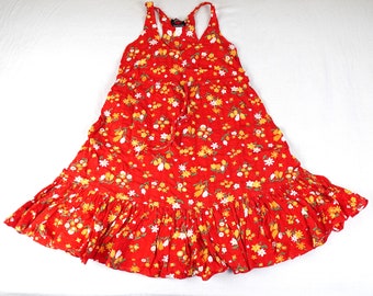 Vintage Climax- David Howard Floral Sun Dress, Women's Small, 1970s