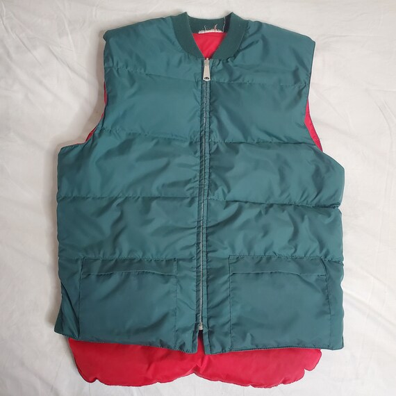 Vintage Down Filled Reversible Hunting Vest Adult Size Small - Etsy