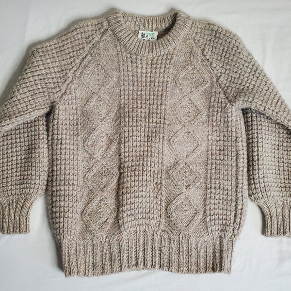 Irish Wool Sweater - Etsy