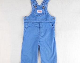 Vintage Ruffnik Baby Overalls, Size 24 Months, Infant Dungarees Made in Canada