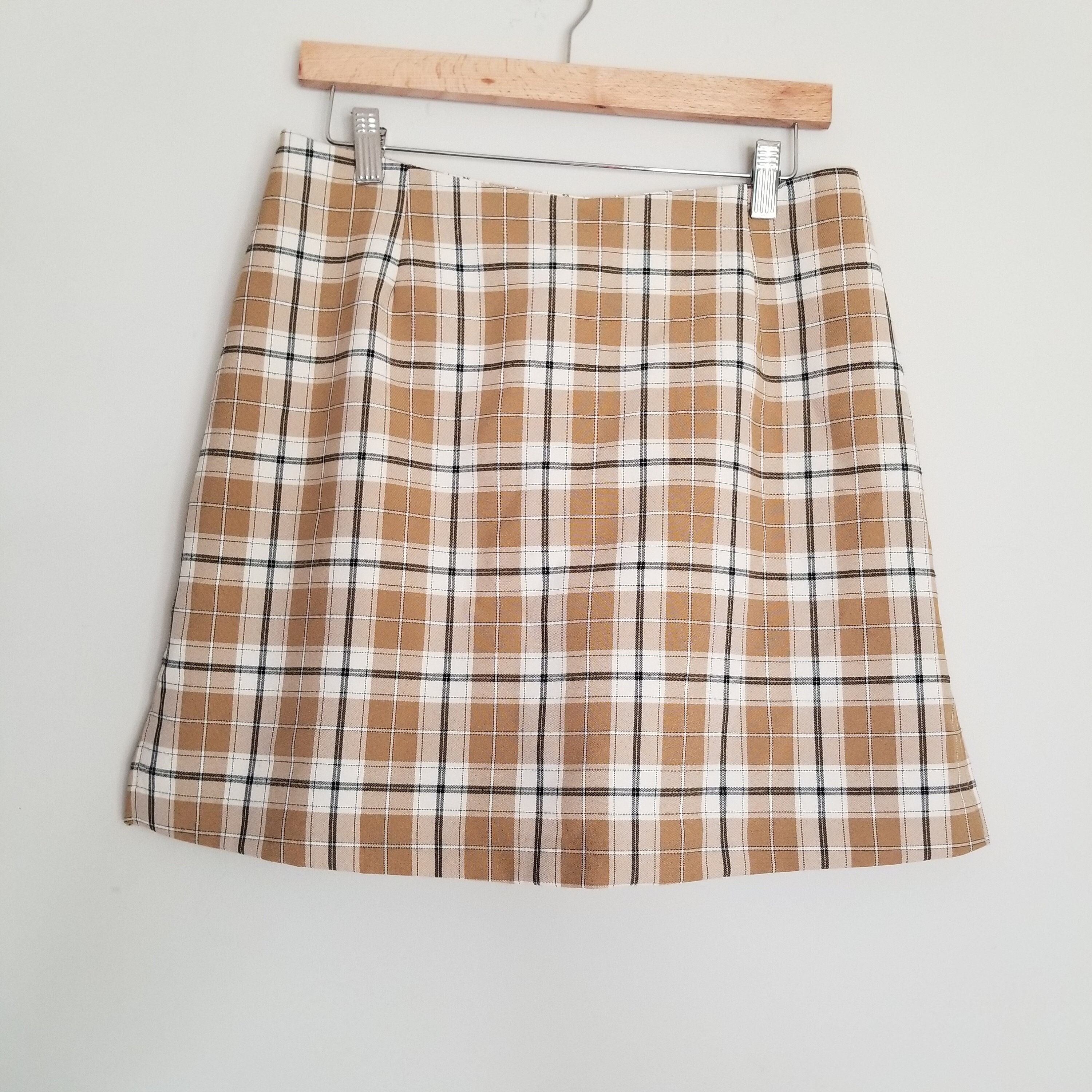 Vintage Two Roads Plaid Skort, Women's Size 12 Tartan School Style