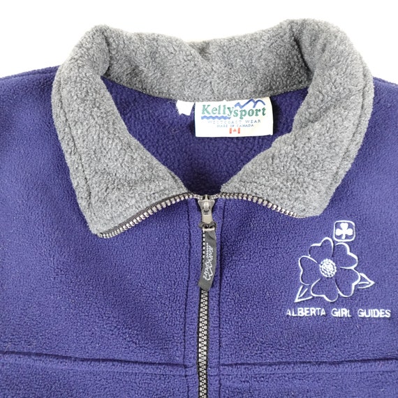 Vintage Alberta Girl Guides Fleece Vest Women's S… - image 2