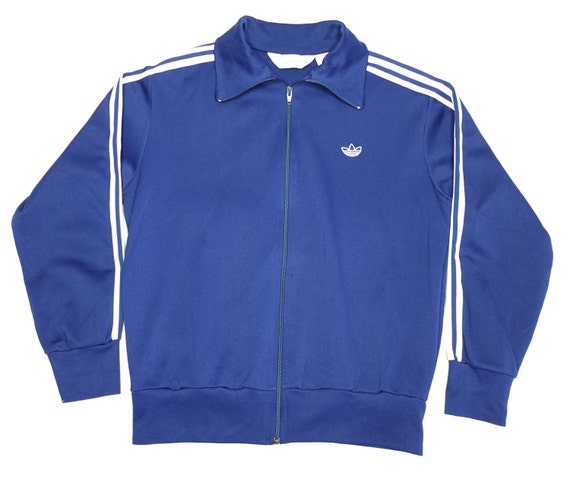 Vintage Adidas Track Jacket Adult Size Medium Nylon Three Stripe