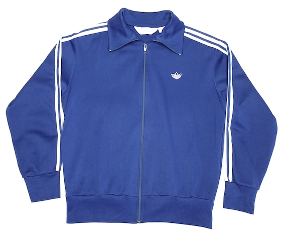 Vintage Adidas Track Jacket Adult Size Medium Nylon Three Stripe