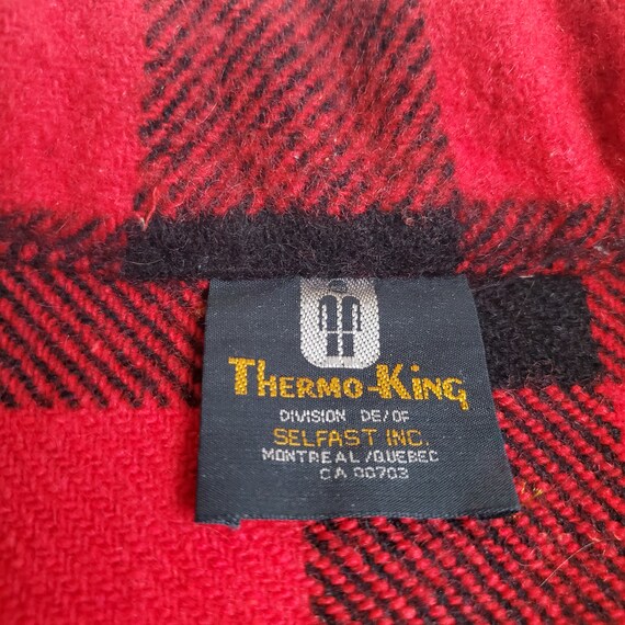 Vintage Thermo King Plaid Wool Jacket Adult Medium Bu… - Gem