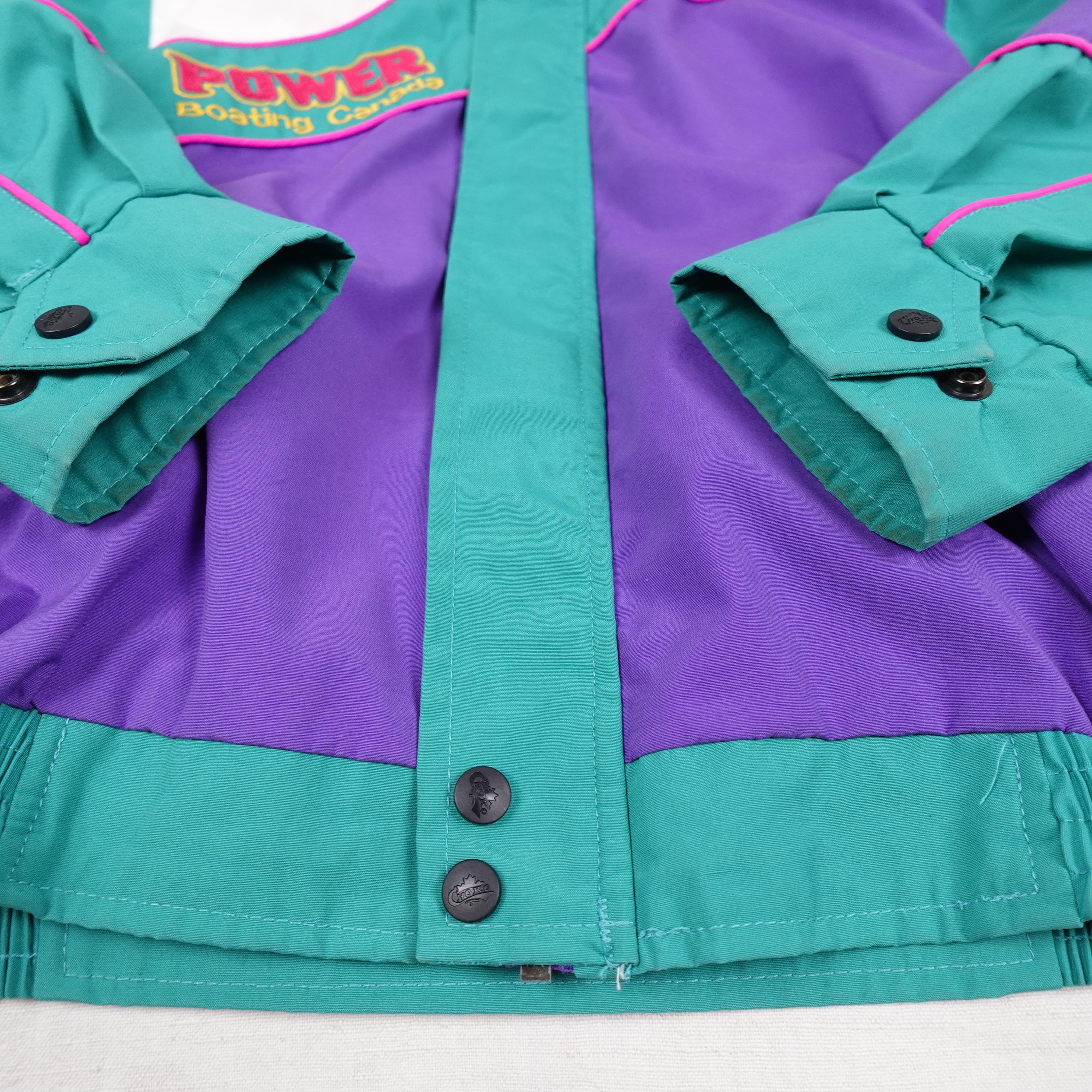 Vintage Snap on Poker Run Boating Jacket Men