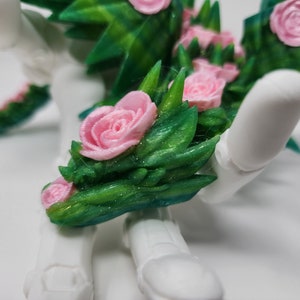 Rose Wing Dragon - 3D Printed Pet - Adult and Child ADHD Articulated Fidget Toy Gift - De-Stress, Desktop, Decoration, Display