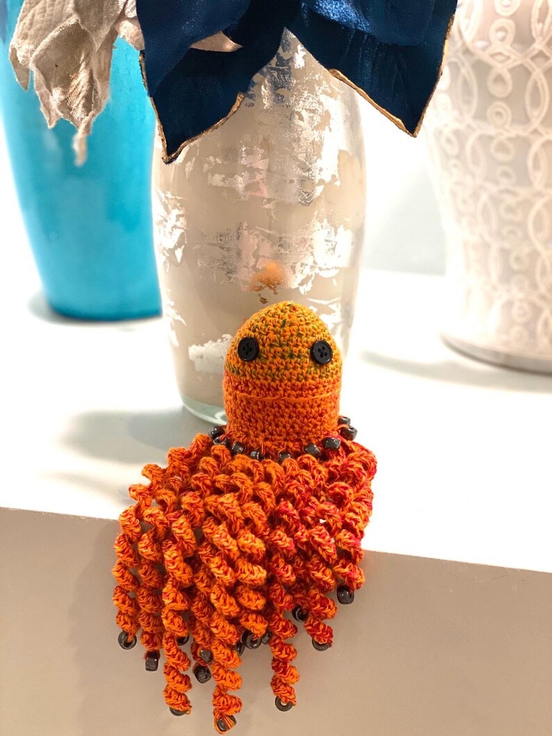 Octopus Thread Handmade Octopuses From 100% Colored Cotton Thread , Thin and ...