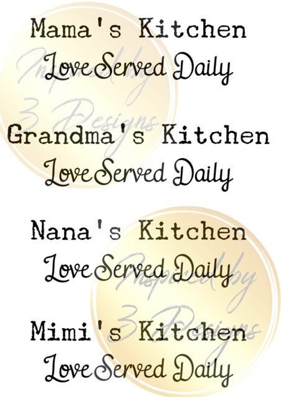 Mother S Day Svg Bundle Mama S Kitchen Etsy