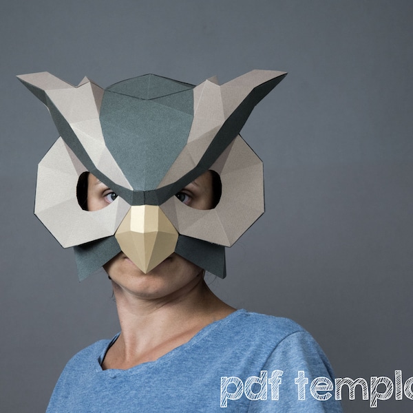 Owl Mask - Etsy