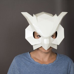 Owl Mask Bird Mask Papercraft 3d. Masquerade Mask for Your - Etsy