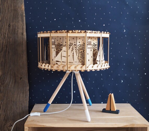 nautical nursery lamp