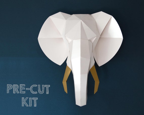 pix Origami Paper Craft Elephant etsy
