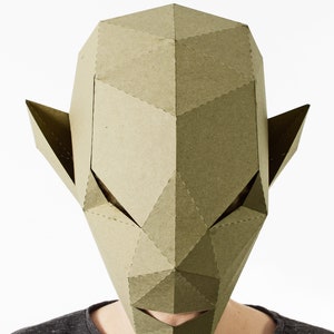 Orc Cosplay Halloween Mask Green Goblin Printable Mask. Easy - Etsy