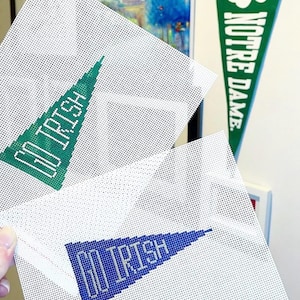College Inspired Pennant Handpainted Needlepoint Canvas image 3