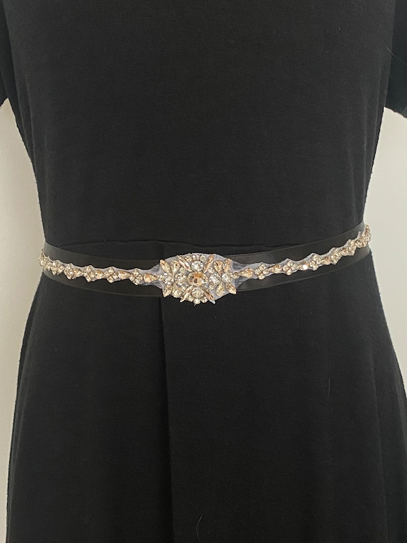 Crystal Rhinestone Belt for a Glamorous Chic Evening Dress 