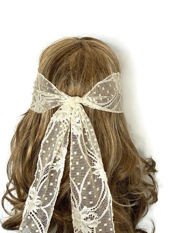 Headband Hair in Lace Ecru With Arabesque Ceremony Boho - Etsy Headband Hair in Lace Ecru With Arabesque Ceremony Boho - Etsy